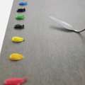 Palette pour table New Wave® POSH®, 40 cm x 50 cm, nuance grise