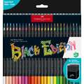 Sets de crayons de couleur Black Edition FABER-CASTELL, set de 50 crayons