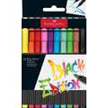 FABER-CASTELL Black Edition, Brush Soft Pen Sets, 10er-Set