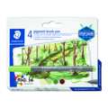 Sets de 4 feutres pinceau STAEDTLER®, Forest Colours, Set, pointe pinceau