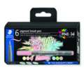 STAEDTLER® pigment brush 6er-Set, Themen-Sets, Pastel Colours, Set, Pinselspitze