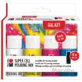 Mélange acrylique pour pouring Marabu, sets, GALAXY, Set