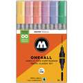 Sets de 6 marqueurs double pointe MOLOTOW™ ONE4ALL, Pastel classique