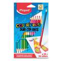 Crayons de couleur Color Peps Duo Maped, 18 crayons