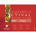 Clairefontaine Aquarellpapier ETIVAL, 300 g/qm, 10 Blatt, 42 cm x 56 cm, Block (vierseitig geleimt)