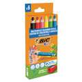 Coffret de crayons épais Multi-usages Bic, 6 crayons