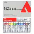 Sets de gouache acrylique HOLBEIN, Set, Set de base 11 tubes à 20 ml +1 tube à 40 ml