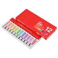 Sets d´aquarelles pour artiste luminescentes Holbein, Set, 12 tubes à 15 ml