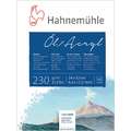 Hahnemühle Öl-/ Acryl 230 g/m² Öl-und Acrylmalblock, 24 cm x 32 cm, 230 g/m², strukturiert, Block (vierseitig geleimt)