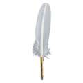 Plume avec embout acier HERBIN, Blanc