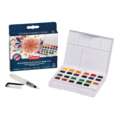 Coffret peinture aquarelle Derwent, Set, 24 1/2 godets