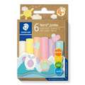 STAEDTLER® Noris® jumbo, Plastilin-Knete 6er-Sets, Pastellfarben, Set, 6 Farben