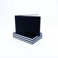Carnet esquisse Black Cloth Seawhite of Brighton, 14,8 cm x 21 cm, DIN A5, 92 pages 46 feuilles, 140 g/m², Paysage