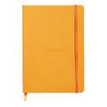 RHODIARAMA Softcover Notizbuch, liniert, Orange, 14,8 cm x 21 cm, DIN A5, 90 g/m², Skizzenbuch