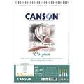 Bloc spirale “C” à grain ® Canson, 125g/m²