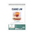 Bloc spirale “C” à grain ® Canson, 180g/m²
