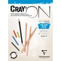 Papier à dessin CRAY'ON CLAIREFONTAINE, 21 cm x 29,7 cm, DIN A4, A4 - 21 x 29,7 cm - 120g/m² - bloc 50 feuilles, 120 g/m², Bloc collé 1 côté