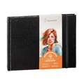 Carnet aquarelle bords frangés de Hahnemühle, 20,5 xm x 15,3 cm, 250 g/m²