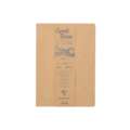 Carnet dessin Clairefontaine avec couverture en papier kraft, 21 cm x 29,7 cm, DIN A4, fin, 140 g/m²