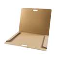 Leniar® Zeichenmappe aus Wellpappe, 510 mm x 435 mm x 18 mm, für B3 Formate