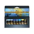 Acrylique extra fine CHARVIN, sets de 9, Couleurs mer, Set