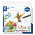 STAEDTLER® Triplus Fineliner-Sets, Set, 0,3 mm, metallgefasste Spitze