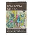 FABRIANO® STORIA Zeichenpapier, 18 cm x 26 cm, 180 g/m², Spiralblock