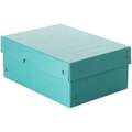 FALKEN Purebox Archivbox, 14,8 cm x 21 cm, DIN A5, Pastell Azur, Höhe 10 cm