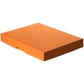 FALKEN Purebox Archivbox, 21 cm x 29,7 cm, DIN A4, Pastell Orange, Höhe 4 cm