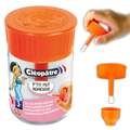 Cléopâtre Adhésive hypoallergener Kleber, transparent, 50 g mit integrierter Pinsel
