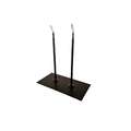 Powertex® Skulpturenständer mit zwei Stangen - schwarz, 10 cm × 20 cm