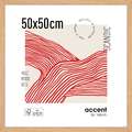 nielsen SCANDIC Bilderrahmen, Eiche furniert, 50 cm x 50 cm, Quadratische Formate