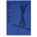 Clairefontaine Zeichenblock GraF It, Nachtblau, 10,5 cm x 14,8 cm, DIN A6, 90 g/m²