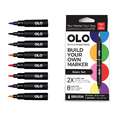 Set de 8 demi-marqueurs pointe pinceau OLO, Set, Basic