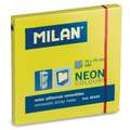 MILAN® Haftnotizen, Neongelb, 100 Blatt, 76 mm x 76 mm, 3. 76 mm x 76 mm