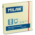 MILAN® Haftnotizen, Hellgelb, 100 Blatt, 76 mm x 76 mm, 3. 76 mm x 76 mm