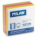 MILAN® Haftnotizen, Neonfraben, Mini-Format, 250 Blatt, 50 mm x 50 mm, 2. 50 mm x 50 mm