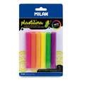 MILAN® plastilina Modelliersticks Set, Neonfarben, 6er Set
