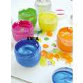 KREUL MUCKI Fingerfarbe 6er Set, Glückskinder, 6 x 50 ml