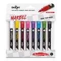 DARWI® MARBEL Universalmarker, 8er-Sets, 2 mm Spitze, Kräftige Farben