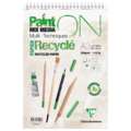 Paint-On spiralé blanc Clairefontaine, Recyclé, A3 - 29,7 x 42 cm