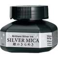 Kuretake MICA™ Brilliant Metallic Tinte, 60 ml, Silber