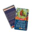 Coffret de crayons DERWENT Inktense, 12 couleurs, Set