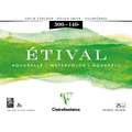 Clairefontaine ETIVAL Aquarellblock, Rau, 24 cm x 30 cm, 300 g/m², rau, Block (vierseitig geleimt)