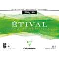 Clairefontaine ETIVAL Aquarellblock, Rau, 30 cm x 40 cm, 300 g/m², rau, Block (vierseitig geleimt)
