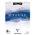 Clairefontaine ETIVAL Aquarellblock 300 g, feinkörnig, 21 cm x 29,7 cm, DIN A4, 300 g/m², fein, Block (einseitig geleimt)