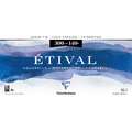 Bloc de Papier ETIVAL CLAIREFONTAINE, grain fin, 20 cm x 40 cm, 300 g/m², fin, Bloc de 10 feuilles