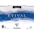 Bloc de Papier ETIVAL CLAIREFONTAINE, grain fin, 36 cm x 48 cm, 300 g/m², fin, Bloc de 10 feuilles