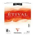 Clairefontaine Aquarellpapier ETIVAL, 300 g/qm, 10 Blatt, 21 cm x 29,7 cm, DIN A4, Spiralblock