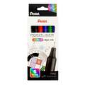 Sets de feutres fin Pointliner S40 Pentel, 6 couleurs